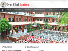 Tablet Screenshot of gyansthalietawah.com